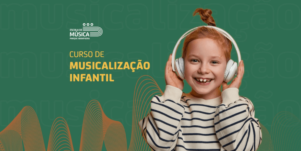 Escola de Música do Parque Ibirapuera abre inscrições para diversos cursos de musicalização previstos para o 2º semestre de 2024